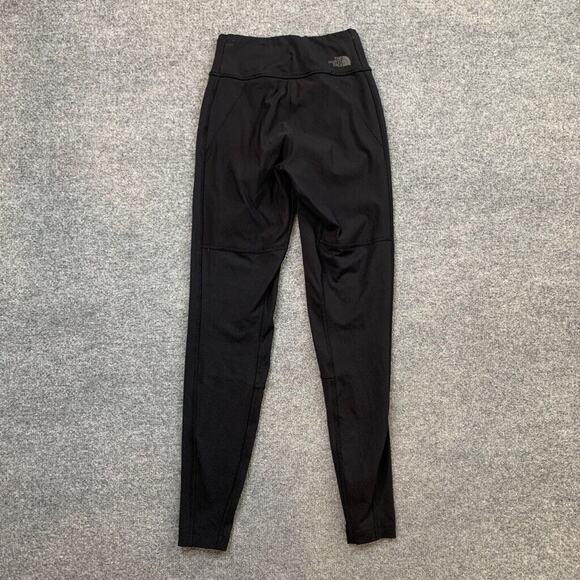 The North Face Leggings Womens XS Extra Small Black Pull On Zip Pocket Pants - Picture 9 of 14